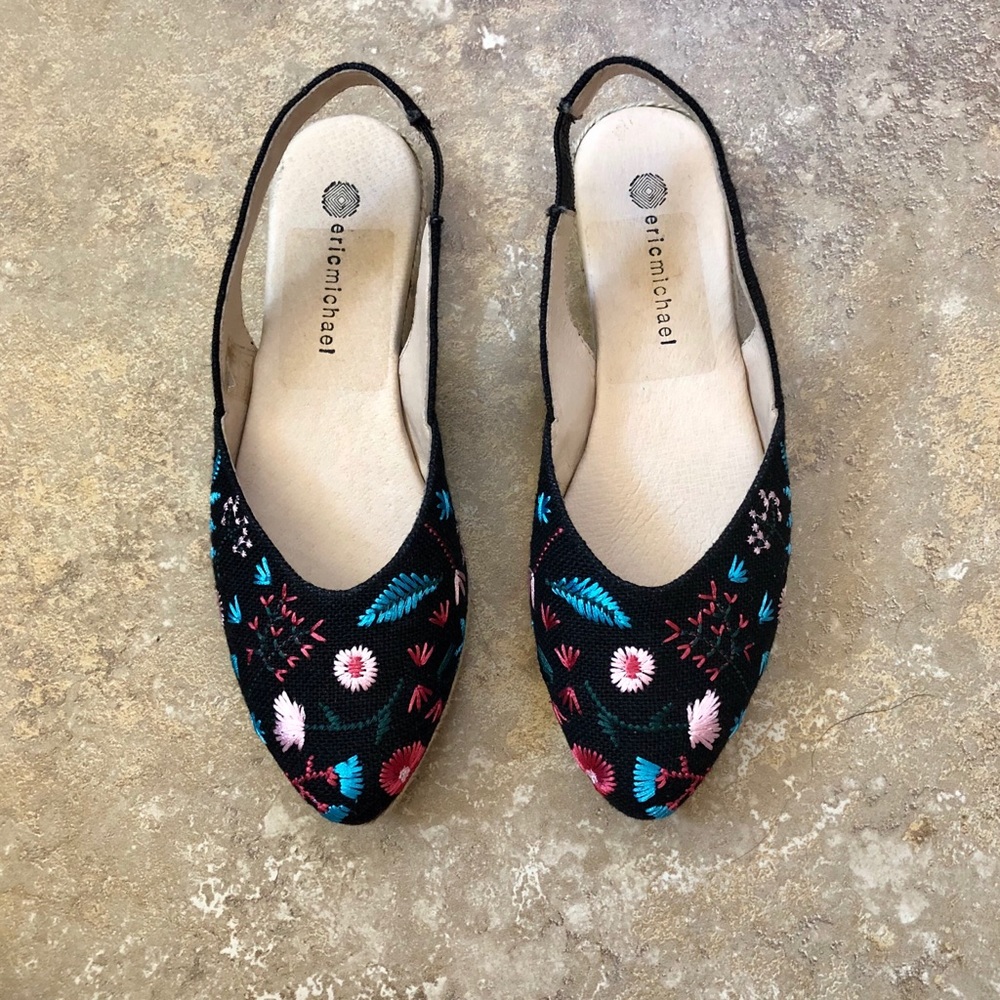 Eric Michael Embroidered Espadrilles - image 2